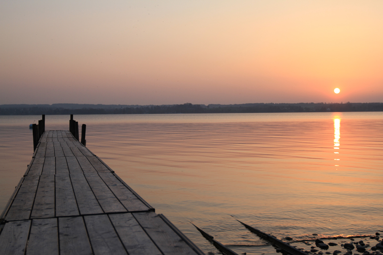 Sonnenuntergang am Ammersee