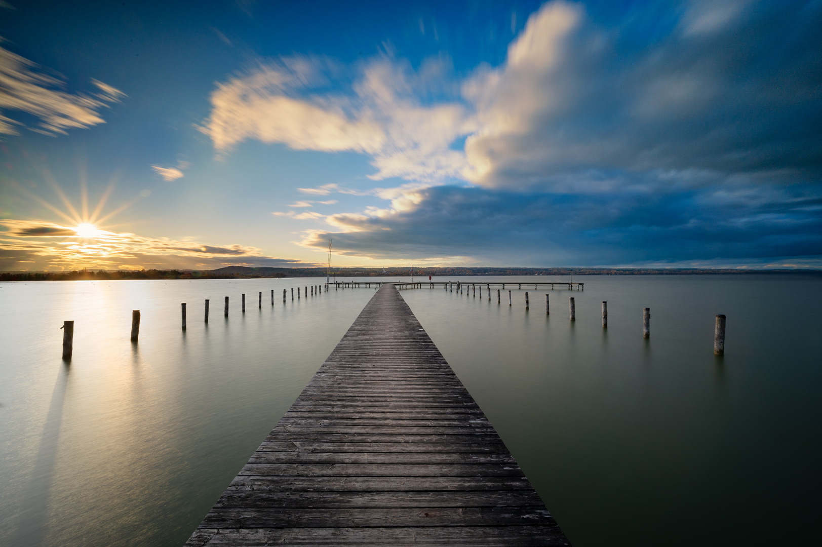 Sonnenuntergang am Ammersee 