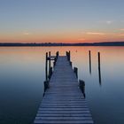 Sonnenuntergang am Ammersee