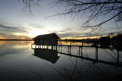 Sonnenuntergang am Ammersee