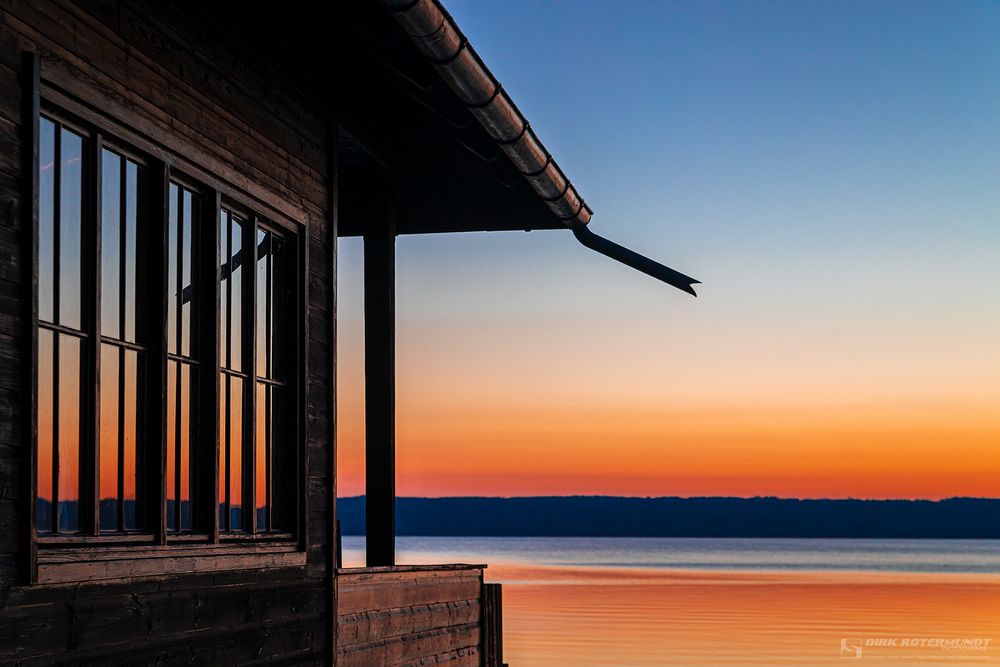 Sonnenuntergang am Ammersee