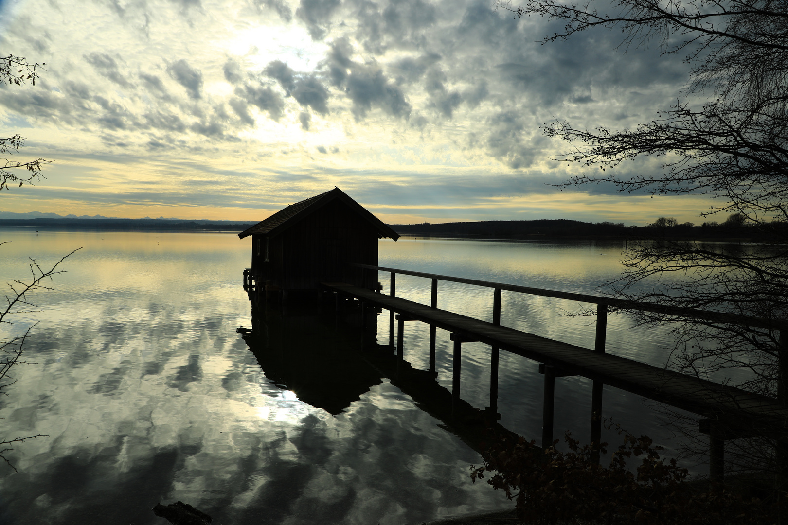 Sonnenuntergang am Ammersee 