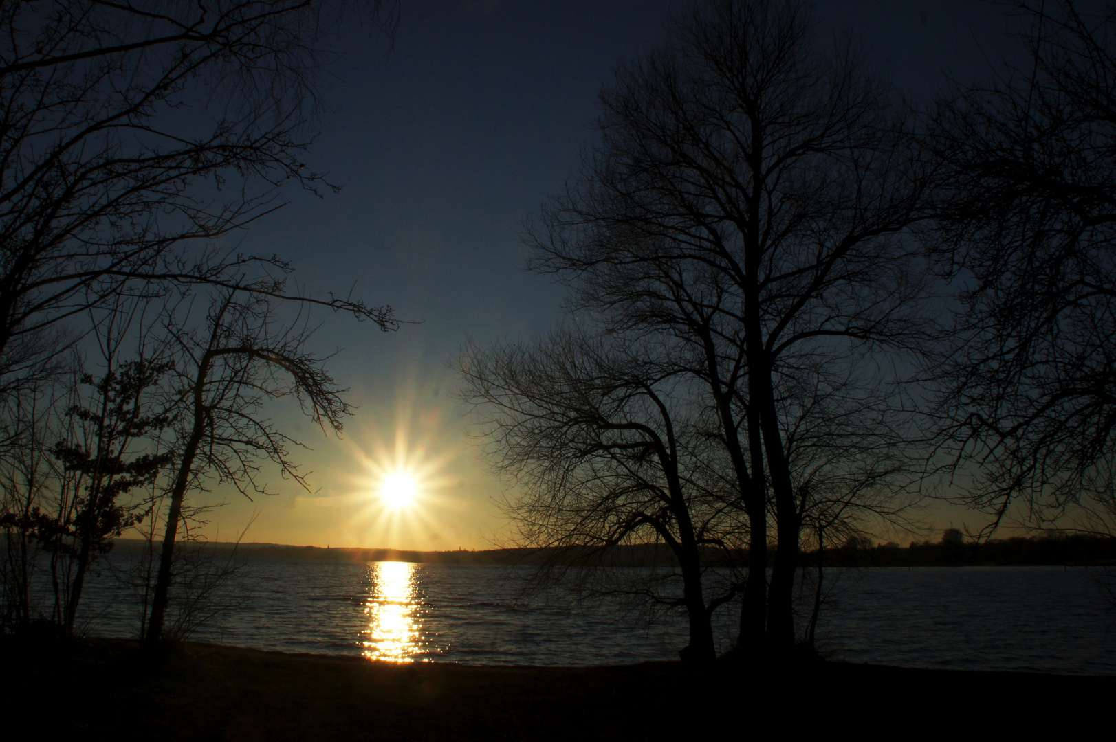 Sonnenuntergang am Ammersee