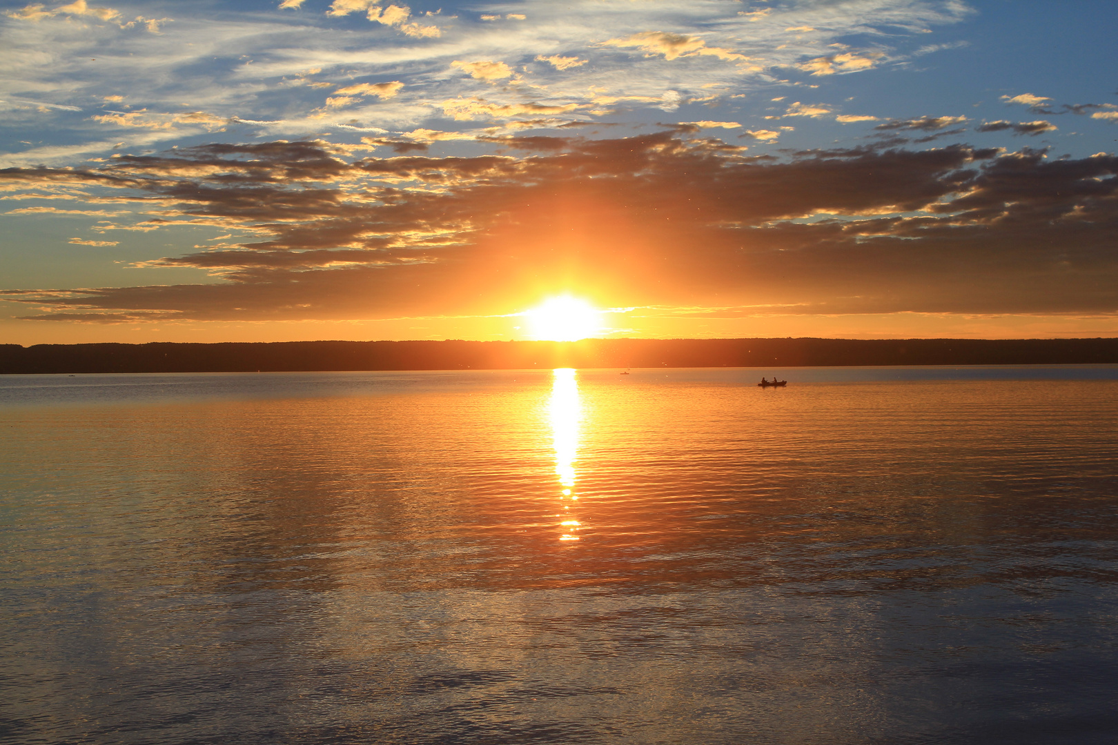 Sonnenuntergang am Ammersee