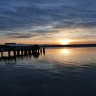 Sonnenuntergang am Ammersee