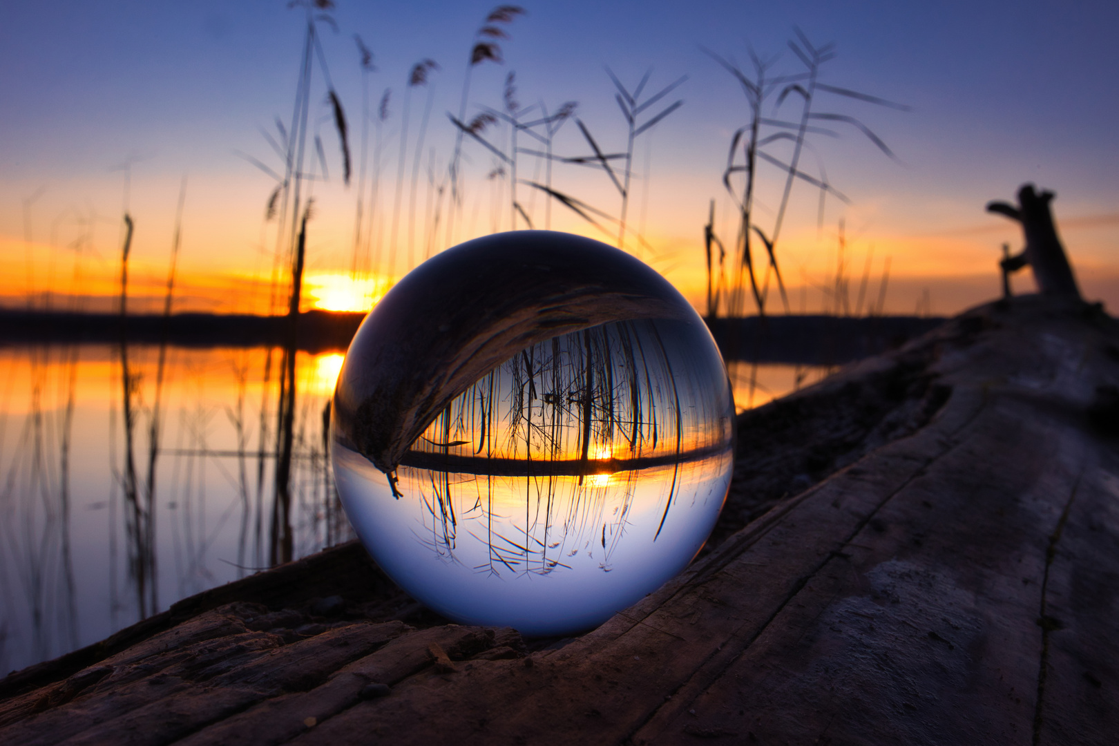 Sonnenuntergang am Ammersee