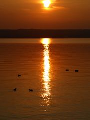 Sonnenuntergang am Ammersee