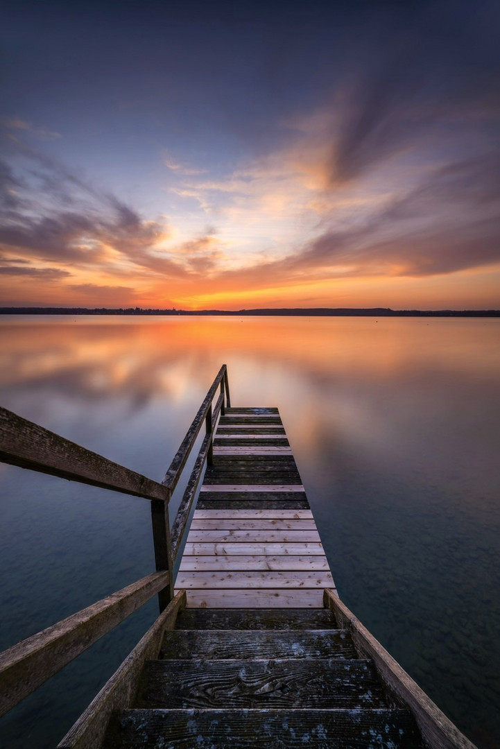 Sonnenuntergang am Ammersee 