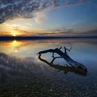 Sonnenuntergang am Ammersee