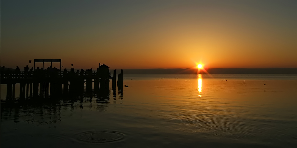 Sonnenuntergang am Ammersee