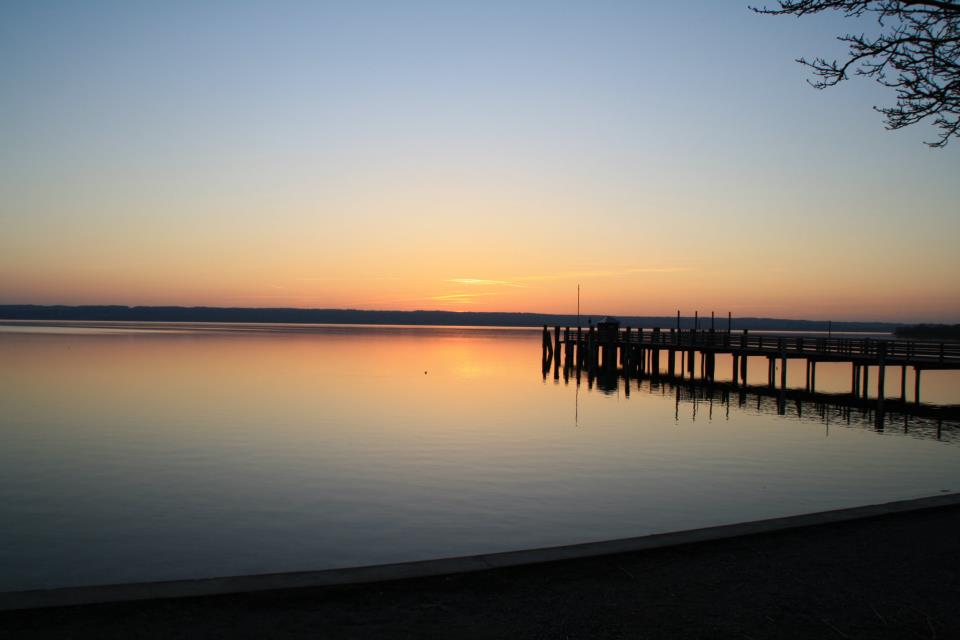 Sonnenuntergang am Ammersee