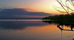 SONNENUNTERGANG AM AMMERSEE