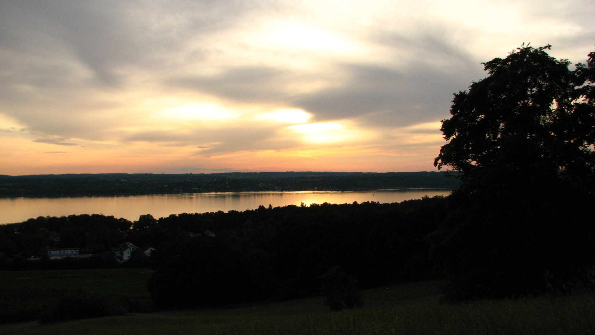 Sonnenuntergang am Ammersee