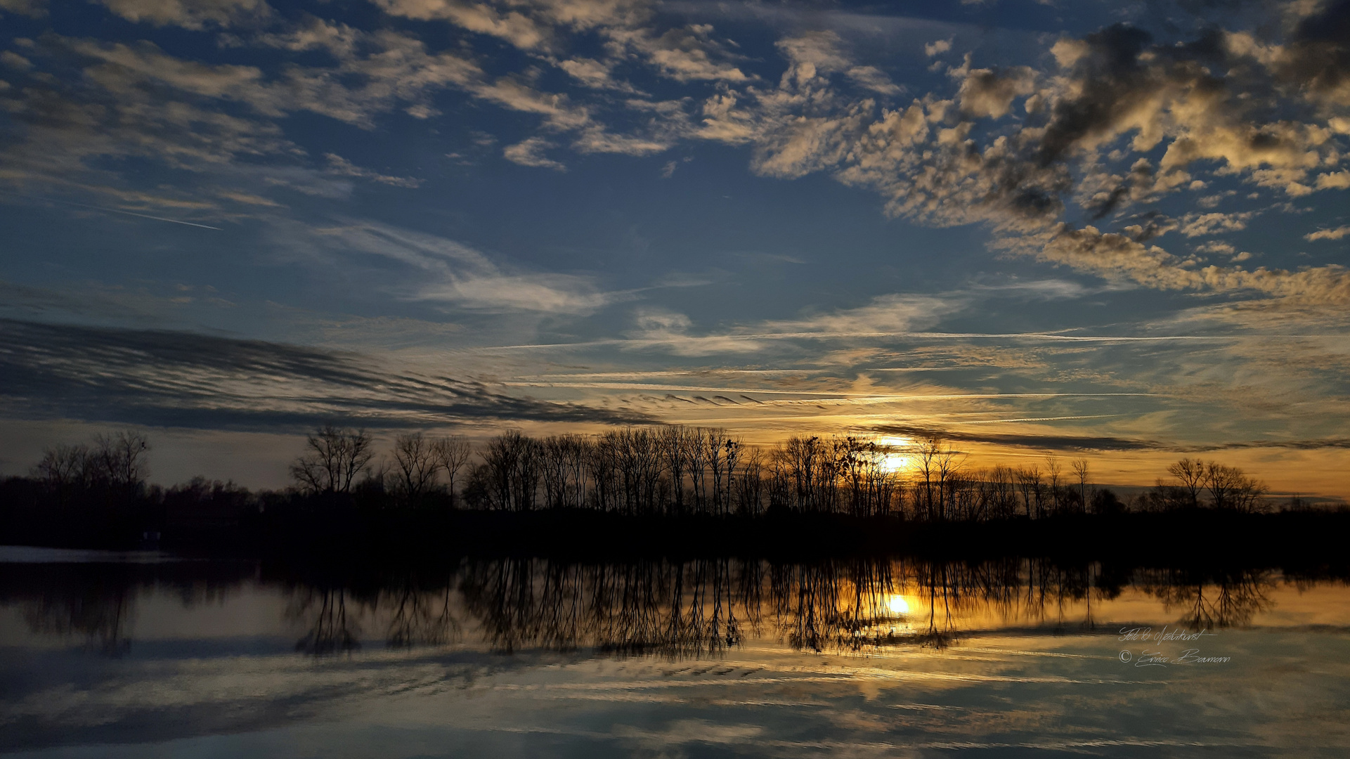 Sonnenuntergang am Ammersee