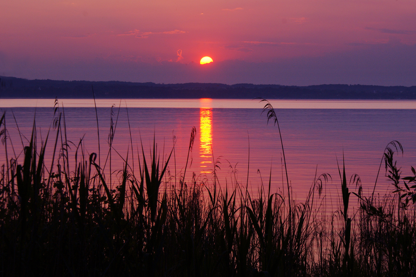 Sonnenuntergang am Ammersee