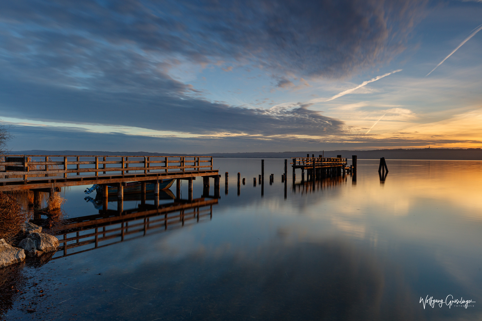 Sonnenuntergang am Ammersee