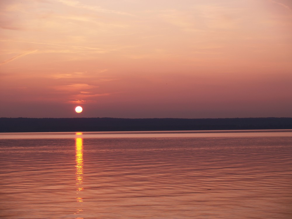 Sonnenuntergang am Ammersee