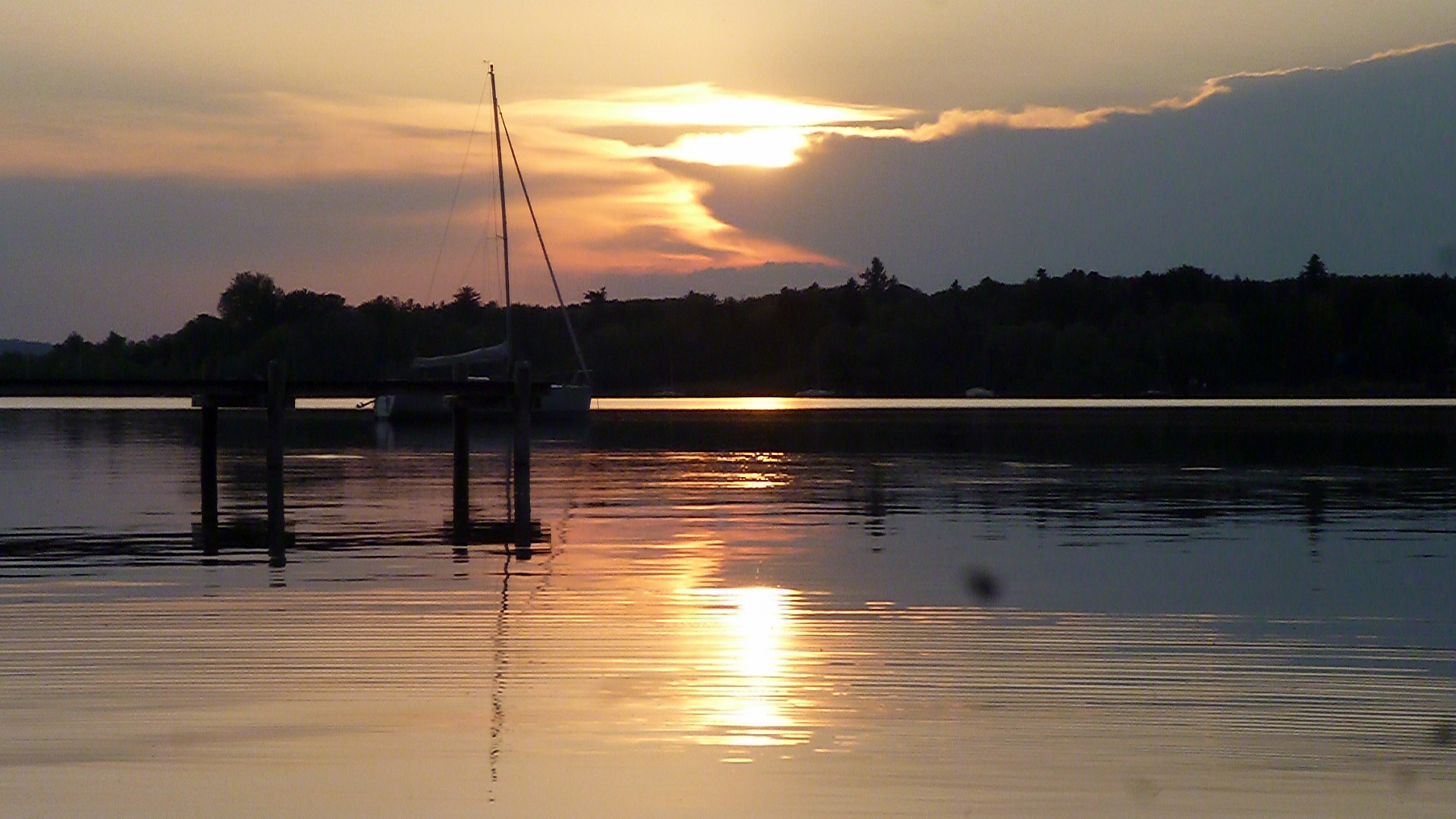 Sonnenuntergang am Ammersee