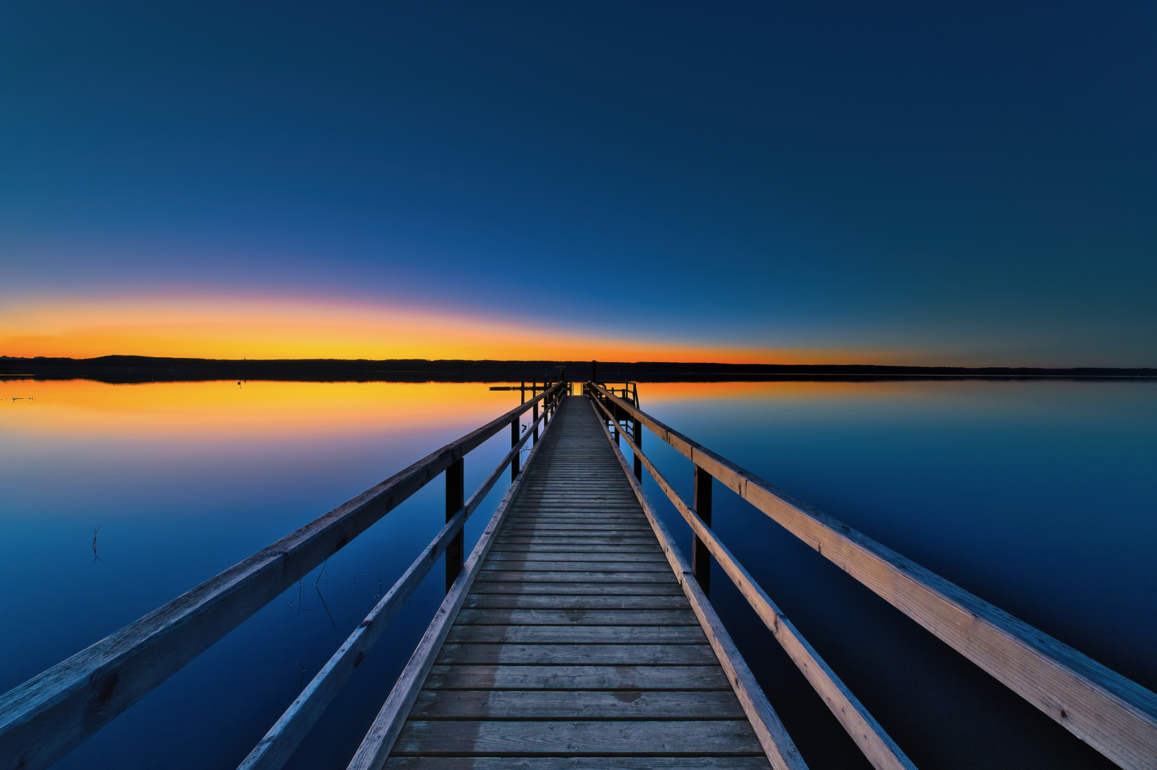 Sonnenuntergang am Ammersee