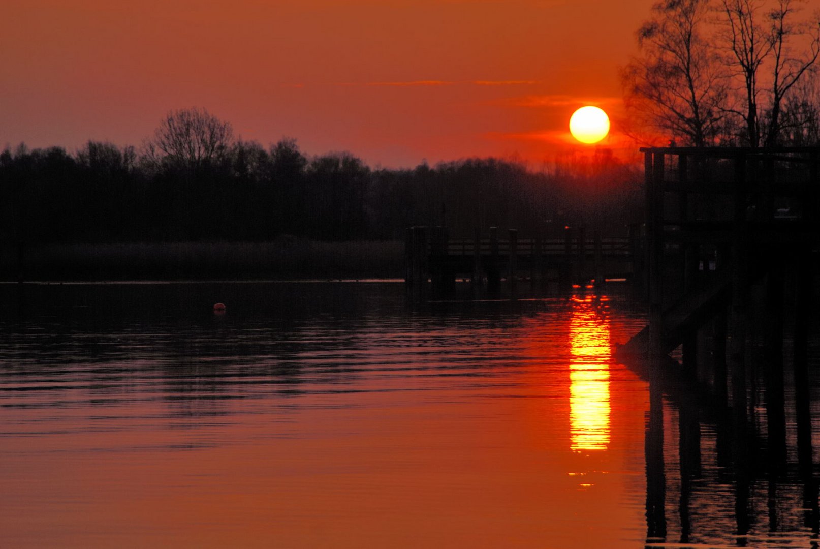 Sonnenuntergang am Ammersee - so schön kann Licht sein !