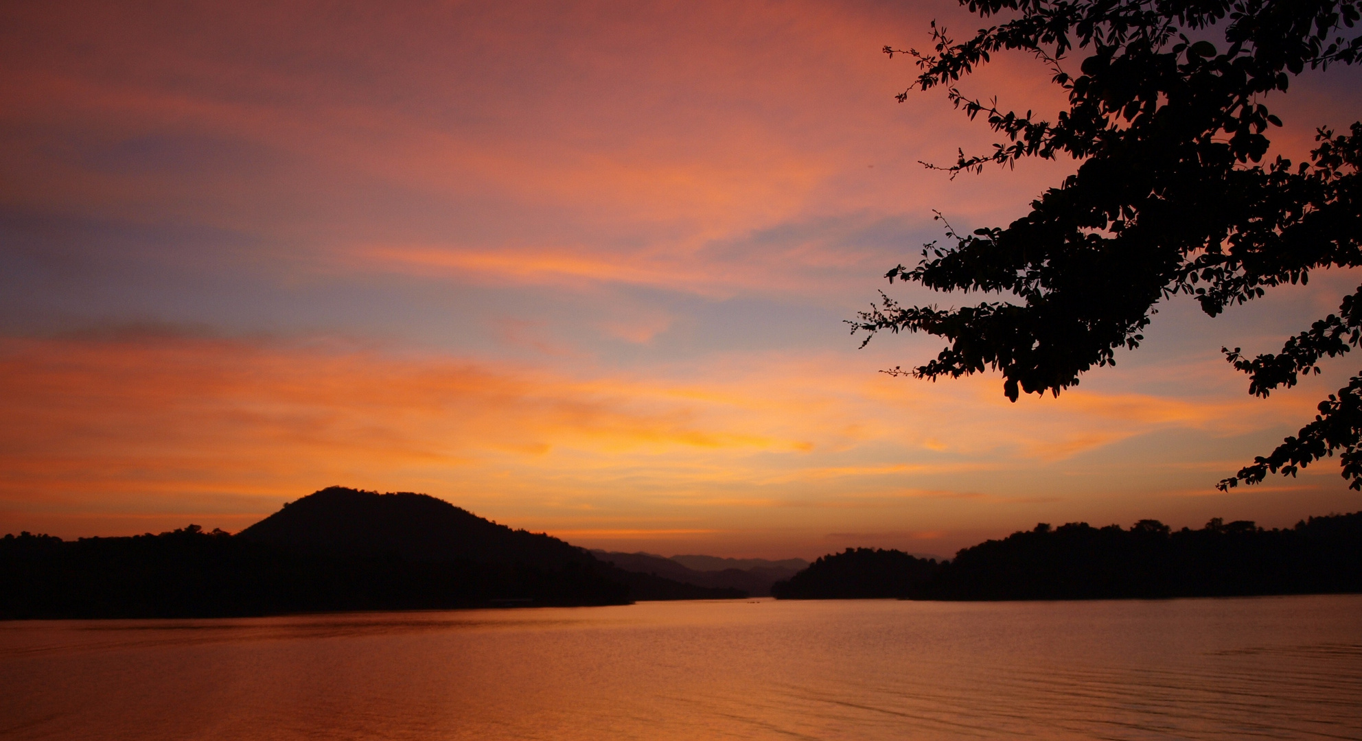 Sonnenuntergang am anderen Ende der Welt