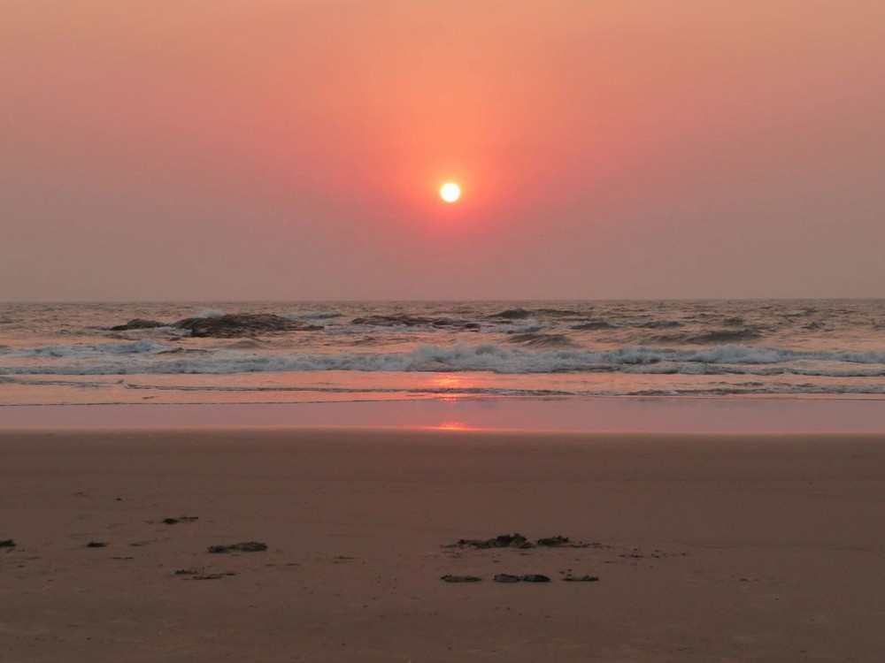 Sonnenuntergang am arabischen Meer