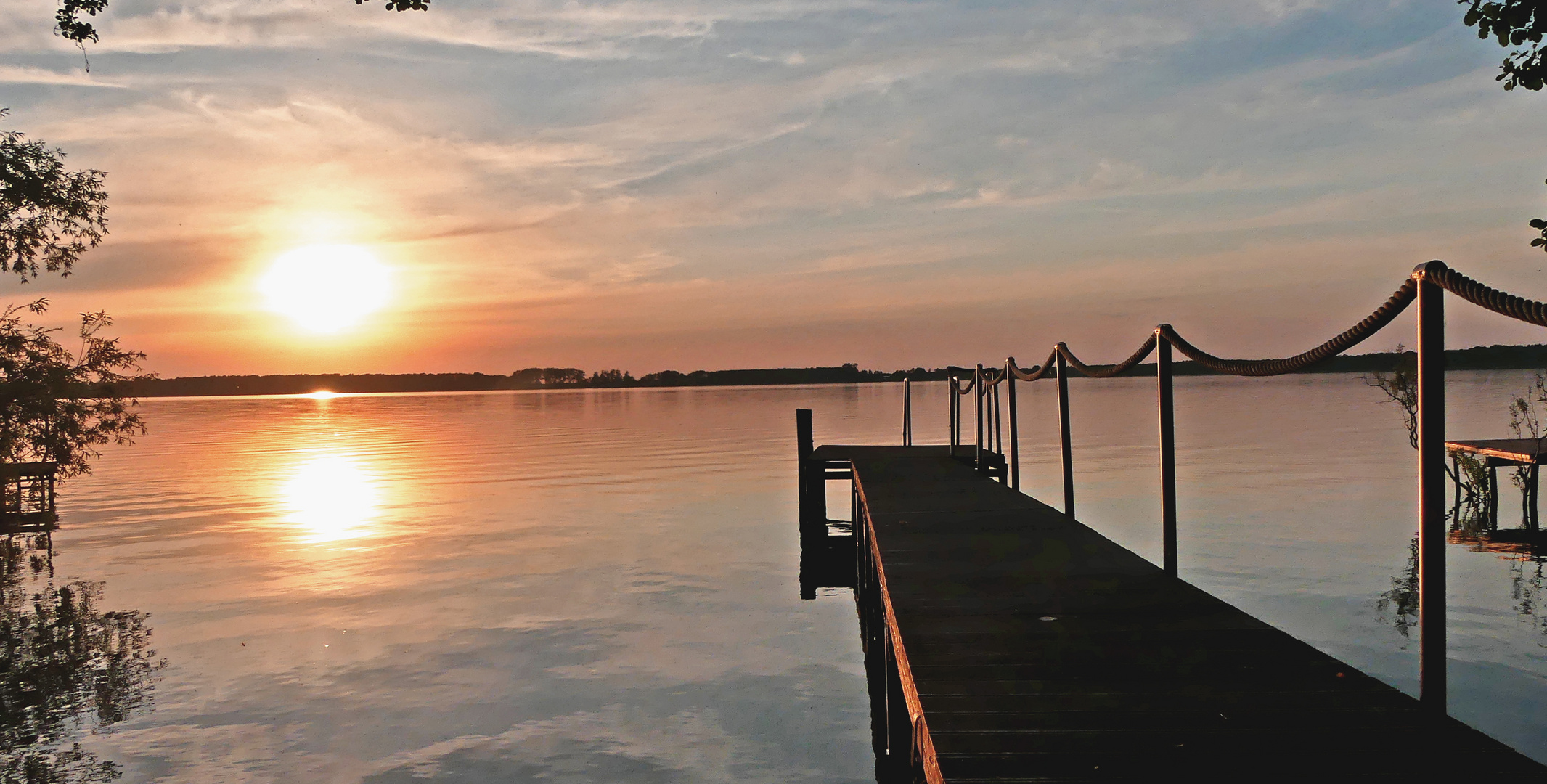 Sonnenuntergang am Arendsee