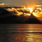 Sonnenuntergang am Atitlán-See