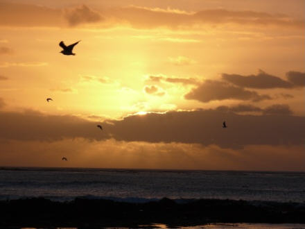 Sonnenuntergang am Atlantik