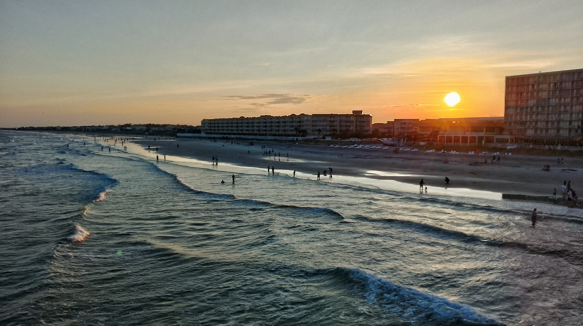 Sonnenuntergang am Atlantik 