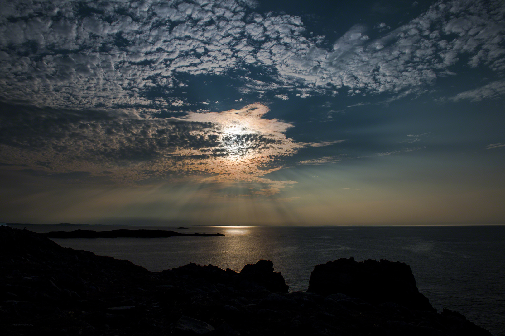 Sonnenuntergang am Atlantik...