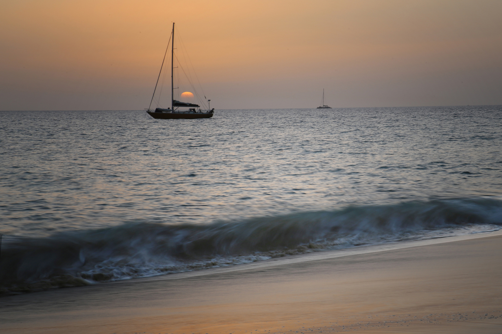 Sonnenuntergang am Atlantik