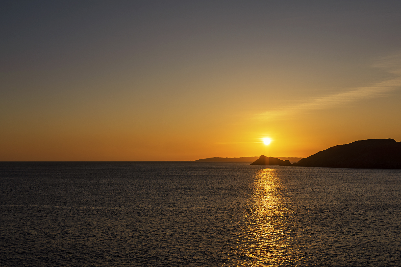 Sonnenuntergang am Atlantik