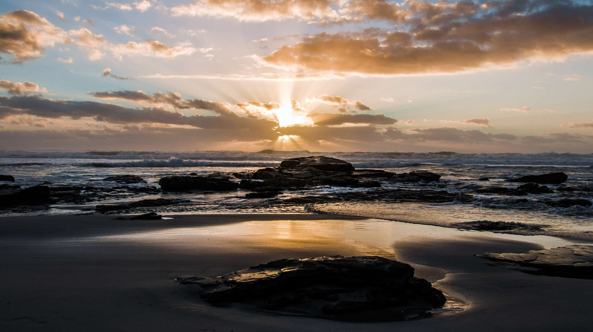 Sonnenuntergang am Atlantik