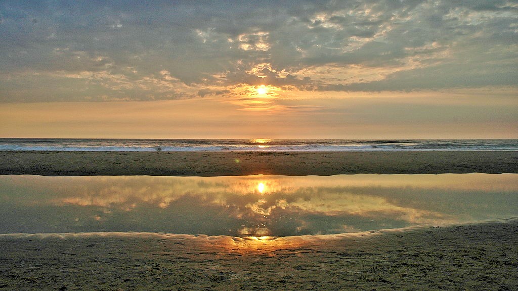 Sonnenuntergang am Atlantik