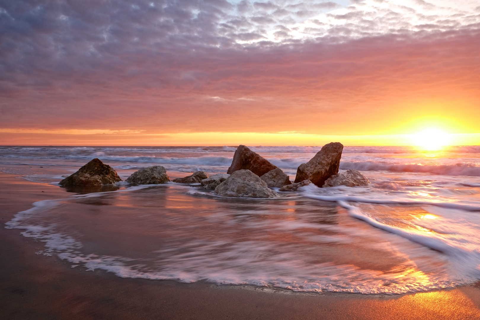 Sonnenuntergang am Atlantik