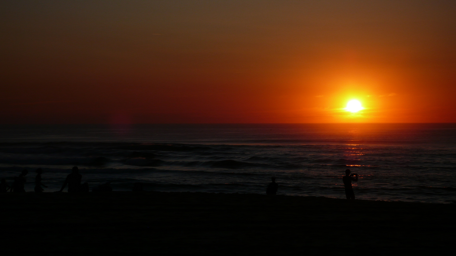 Sonnenuntergang am Atlantik