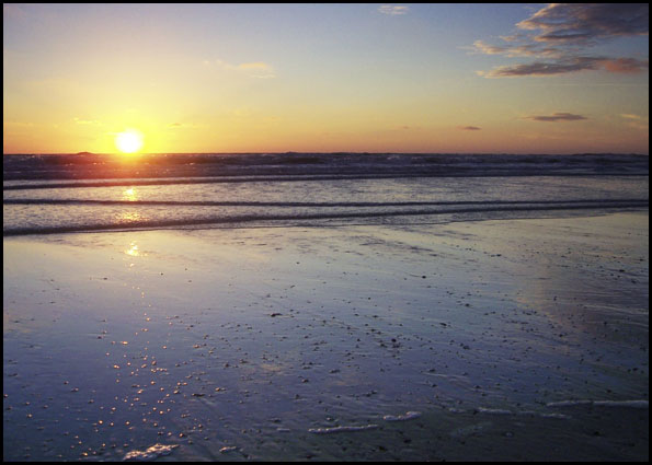 sonnenuntergang am atlantik