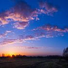 Sonnenuntergang am Auberg, Mülheim