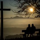 Sonnenuntergang am Auerberg 