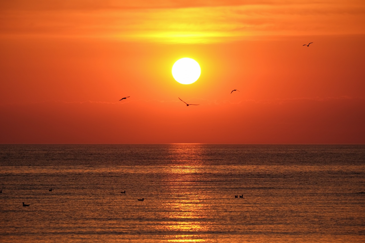 Sonnenuntergang am Baakdeel