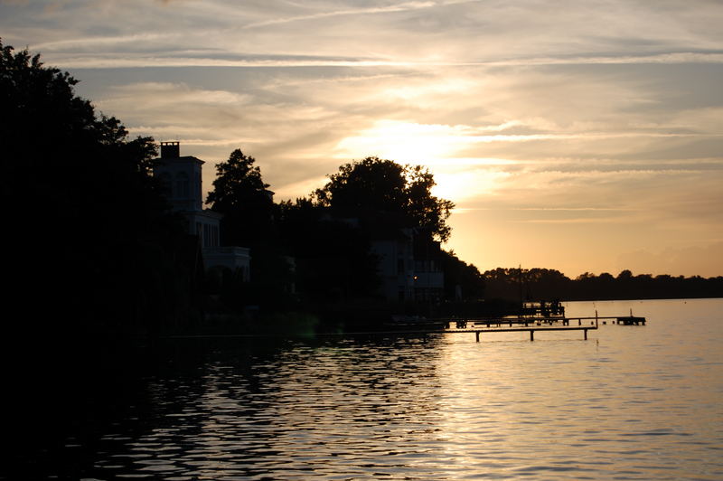 Sonnenuntergang am Bad Zwischenahner Meer