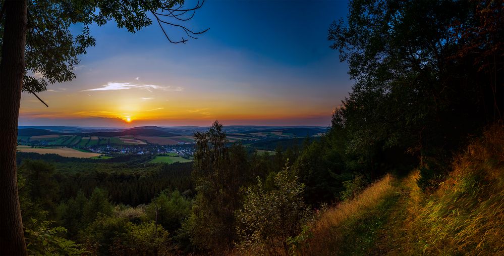 Sonnenuntergang am Bärenstein