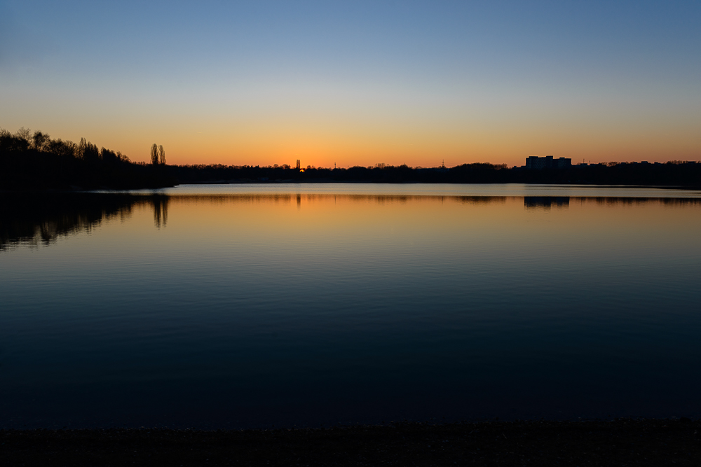 Sonnenuntergang am Baggeloch III