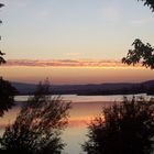 Sonnenuntergang am Baggersee