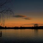 Sonnenuntergang am Baggersee