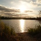 Sonnenuntergang am Baggersee