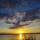 Sonnenuntergang am Baggersee