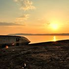 Sonnenuntergang am Baikalsee Listwjanka