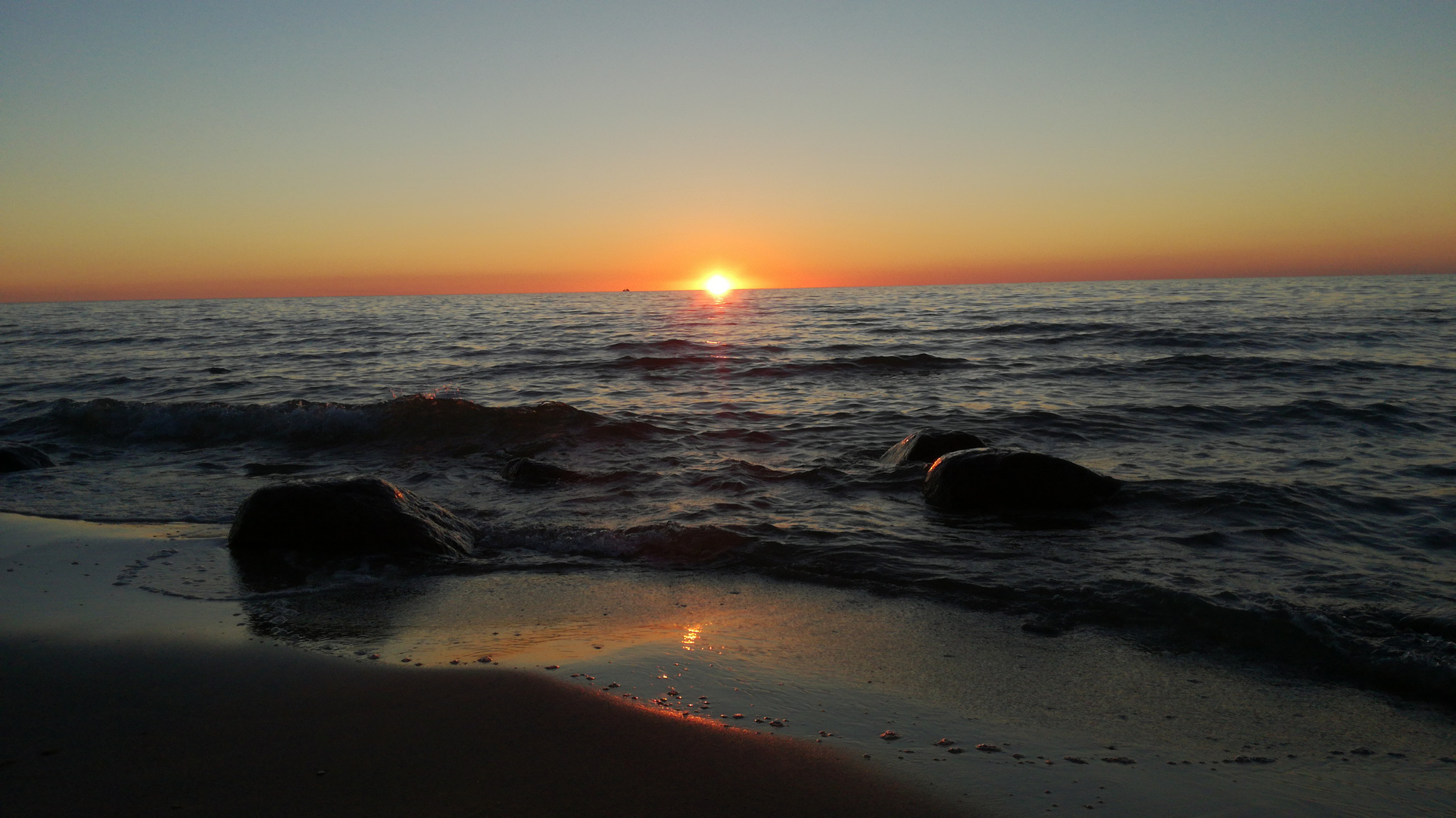 Sonnenuntergang am Bakenberg